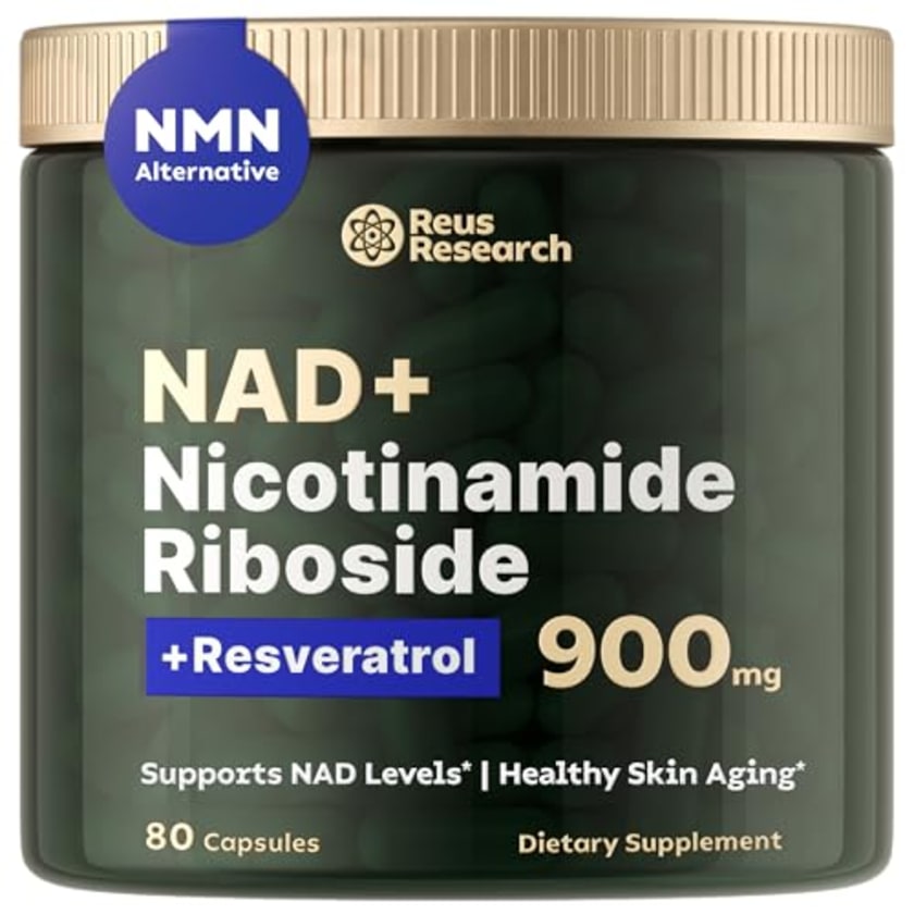 NAD+ Nicotinamide Riboside + Resveratrol 900mg from PacificCoast NutriLabs