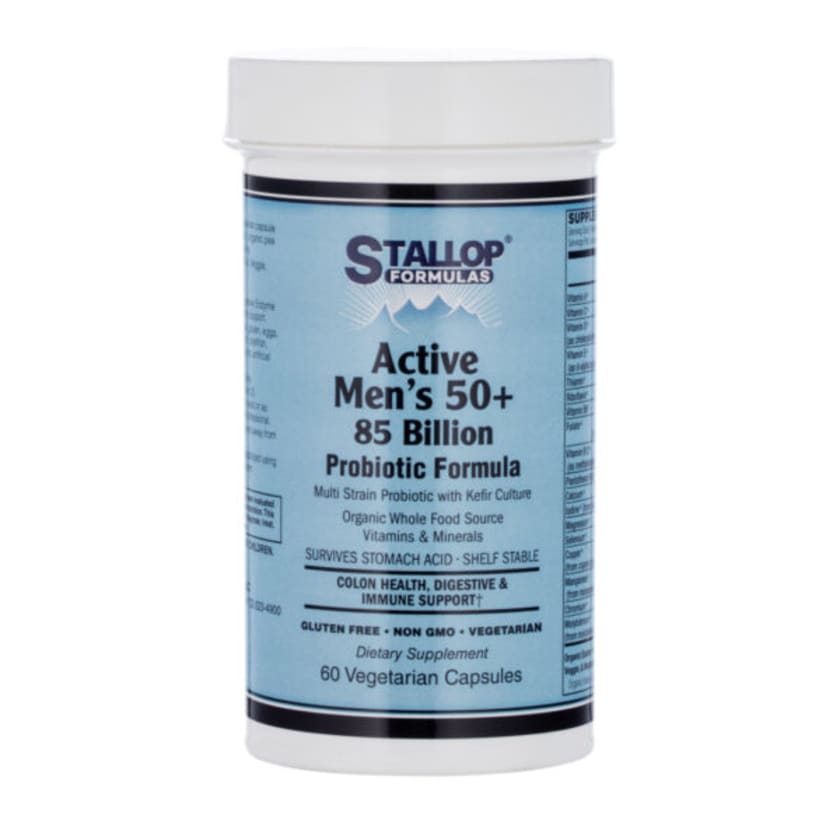 Active Men's 50+ 85 Billion Probiotic Formula from Stallop Formulas