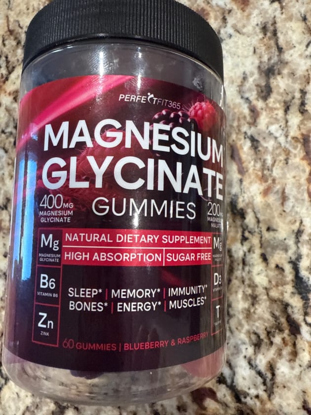 Magnesium Glycinate Gummies from Perfect Fit 365