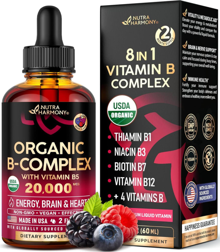 Vitamin B Complex Liquid Drops from NUTRAHARMONY