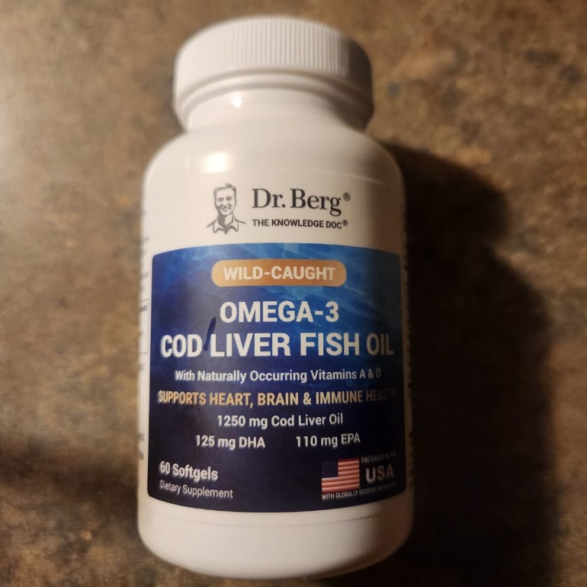 Omega-3 Cod Liver Fish Oil from Dr. Berg