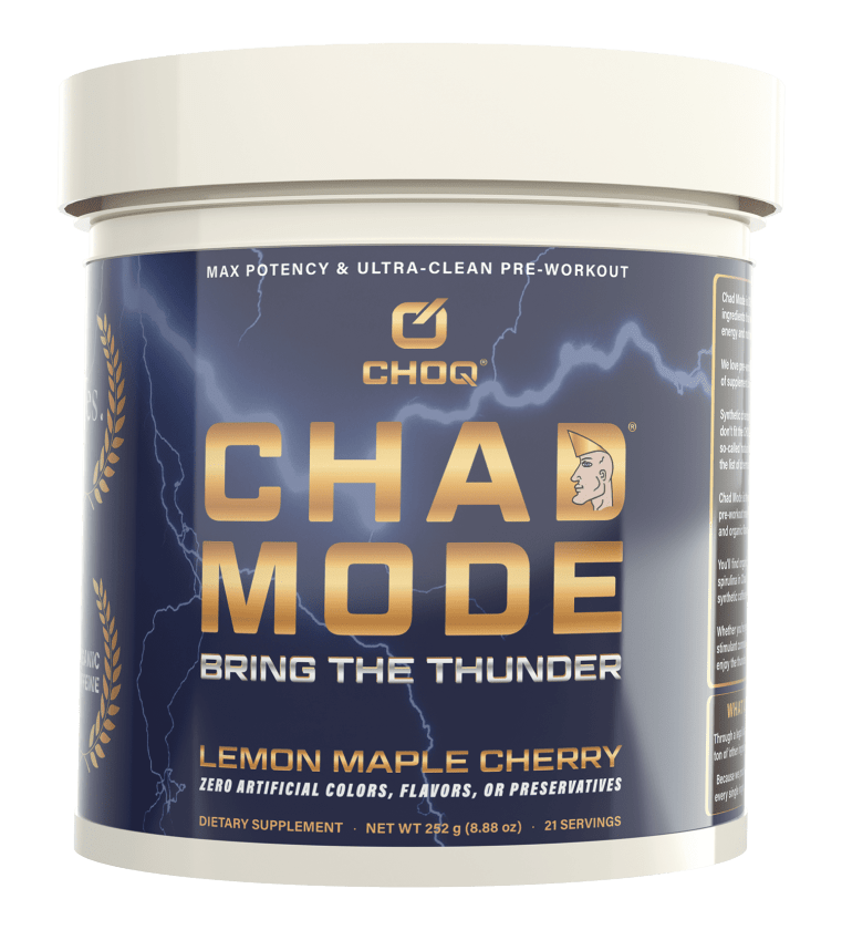 Chad Mode Clean Pre-Workout from CHOQ