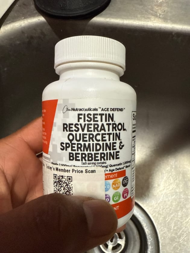 AGE DEFEND – Fisetin, Resveratrol, Quercetin, Spermidine & Berberine from Clean Nutraceuticals