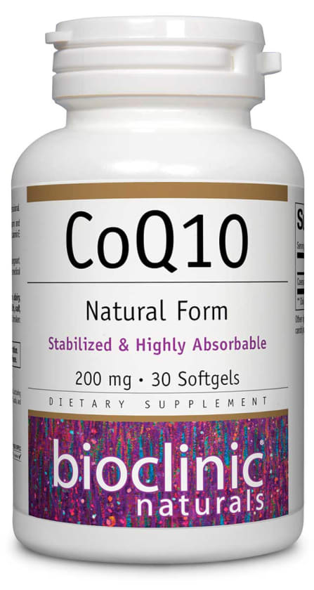 CoQ10 200 mg from Bioclinic Naturals