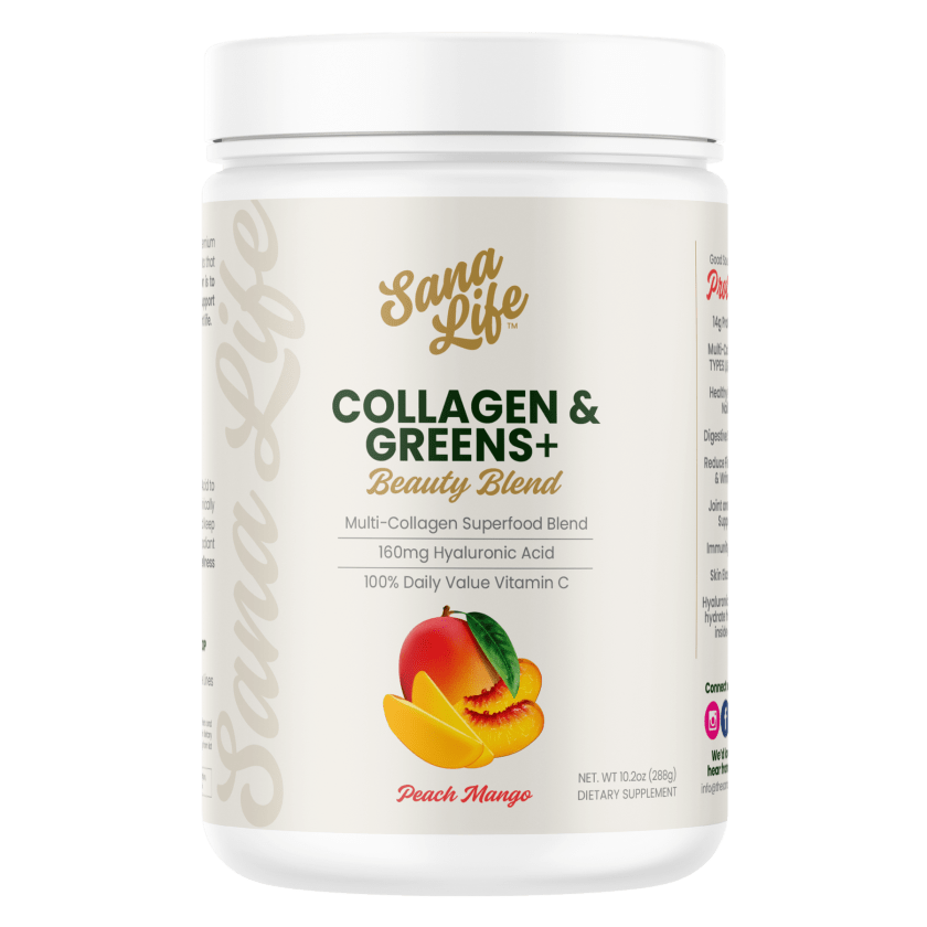 Collagen & Greens (Peach Mango) from Sana Life