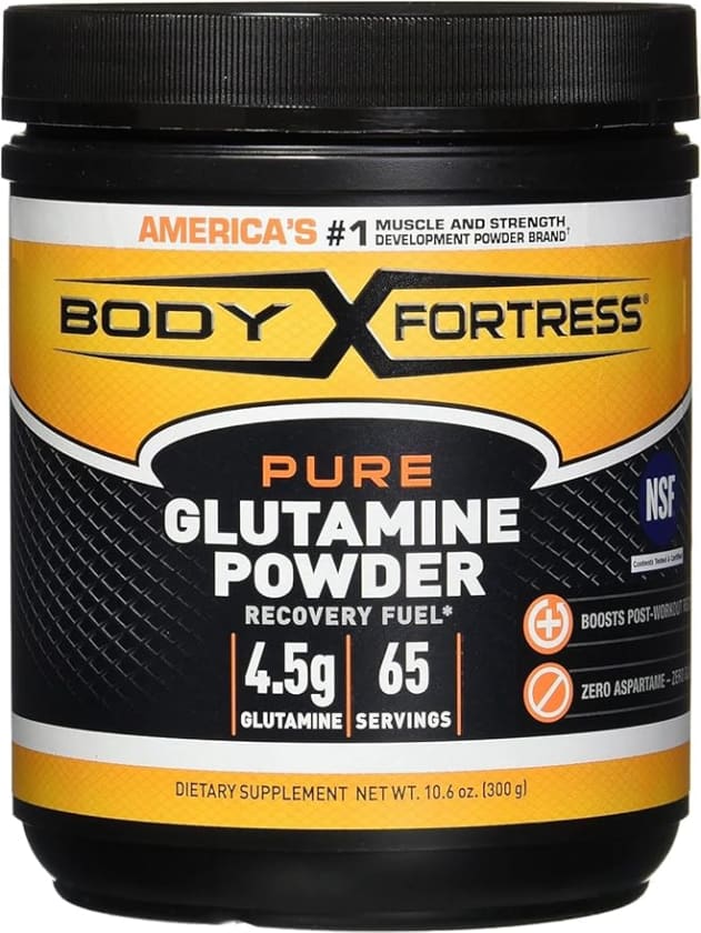100% Pure Glutamine Powder from Body Fortress