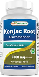 Konjac Root Glucomannan 2000 mg