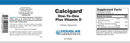 Calcigard One-To-One Plus Vitamin D