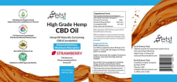 High Grade Hemp CBD Oil Strawberry