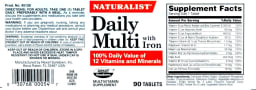 Daily Multi With Iron