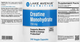 Creatine Monohydrate 750 mg
