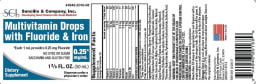 Multivitamin Drops with Fluoride & Iron 0.25 mg/mL