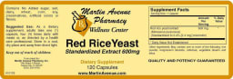 Red Rice Yeast Standardized Extract 600 mg