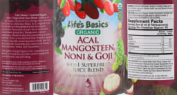 Organic Acai, Mangosteen, Noni & Goji