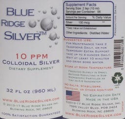 Colloidal Silver 10 PPM