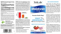 Melatonin 10 mg Delicious Strawberry Flavor