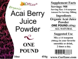 Organic Acai Berry Juice Powder
