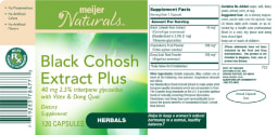 Black Cohosh Extract Plus