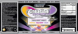 Creatine Chewies Tropical Wild Berry Grape