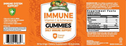 Immune Gummies Orange Flavor