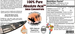 100% Pure Absolute Acai