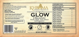Glow Organic Hair, Skin, and Nails Supplement