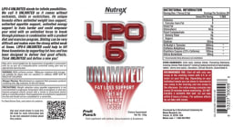 Lipo 6 Unlimited Fruit Punch