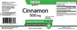 Cinnamon 500 mg