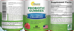 Probiotic Gummies 5 Billion CFU