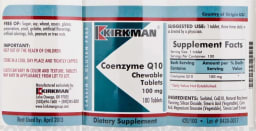 Coenzyme Q10 Chewable Tablets 100 mg