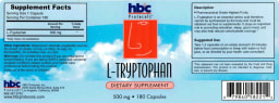 L-Tryptophan 500 mg