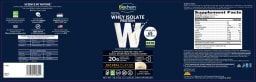 W 100% Whey Isolate Protein Natural Flavor
