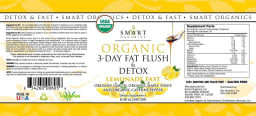 Organic 3-Day Fat Flush & Detox Lemonade Fast