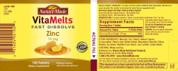 Zinc 15 mg Honey Lemon