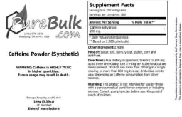 Caffeine Powder (Synthetic)