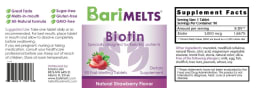Biotin Natural Strawberry Flavor