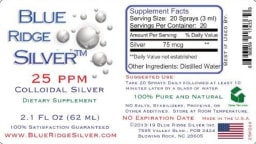 Colloidal Silver 25 PPM