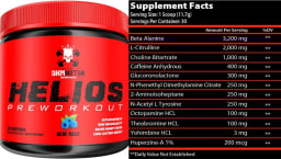 Helios Pre Workout Blue Razz