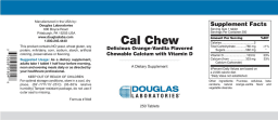 Cal Chew Delicious Orange-Vanilla Flavored Chewable Calcium With Vitamin D