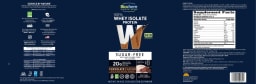 W 100% Sugar-Free Whey Isolate Protein Chocolate Flavor