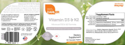 Vitamin D3 & K2 Peach Apricot Flavor