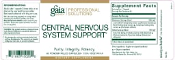 Central Nervous System Support