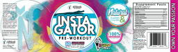 InstaGator Pre-Workout Rainbow Sherbet