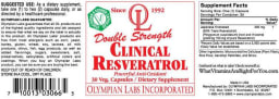 Double Strength Clinical Resveratrol