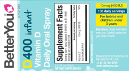 D400 Infant Vitamin D Daily Oral Spray