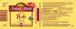 Vitamin B-6 100 mg Supplement