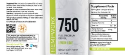 750 Full Spectrum CBD Oil Lemon Lime