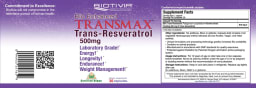 Transmax Trans-Resveratrol 500 mg