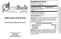 Alpha Lipoic Acid (R-ALA)