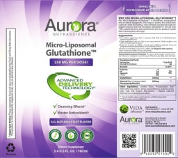 Micro-Liposomal Glutathione 250 mg